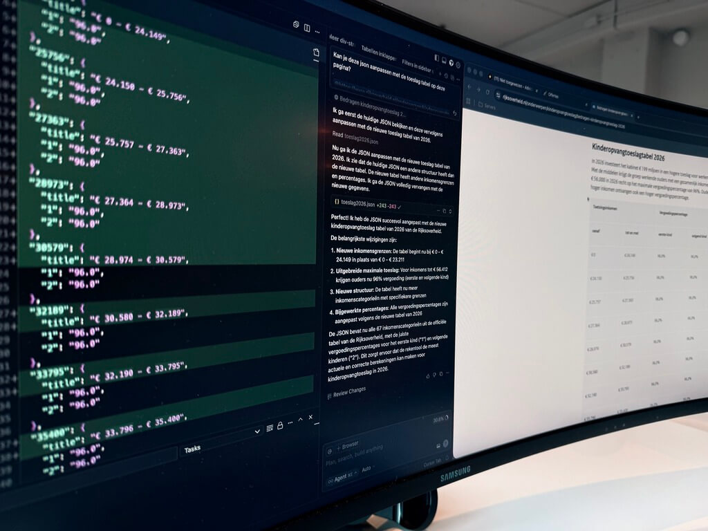 AI-tool schrijft code voor developer