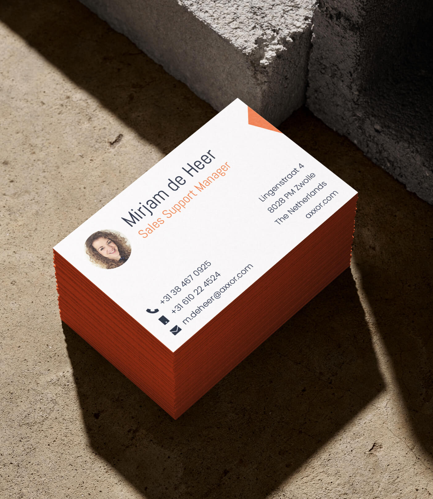 Axxor visitekaartjes