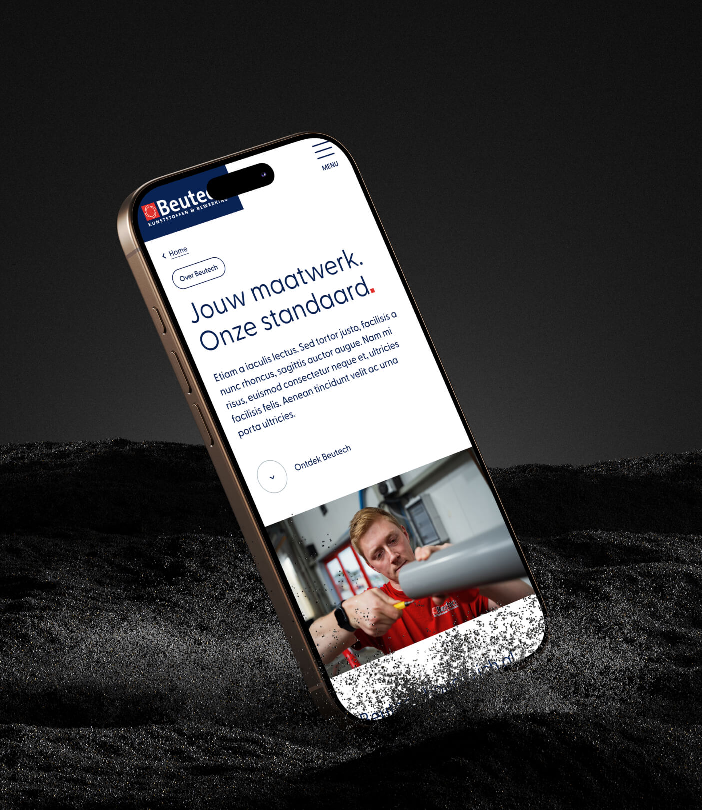 Beutech Mobiele website